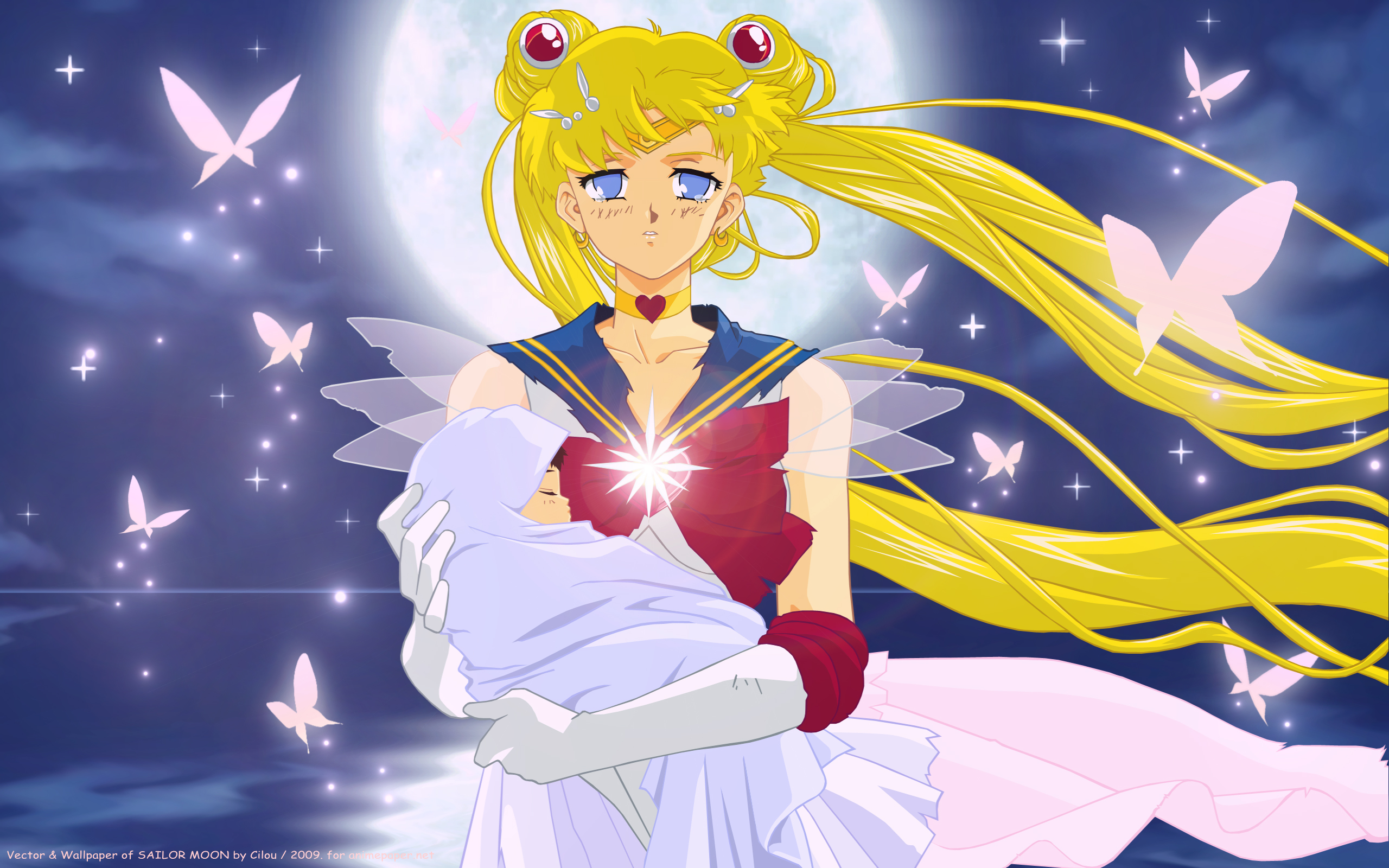 Sailor Moon and Hotaru - Sailor Moon Wallpaper (32184821) - Fanpop