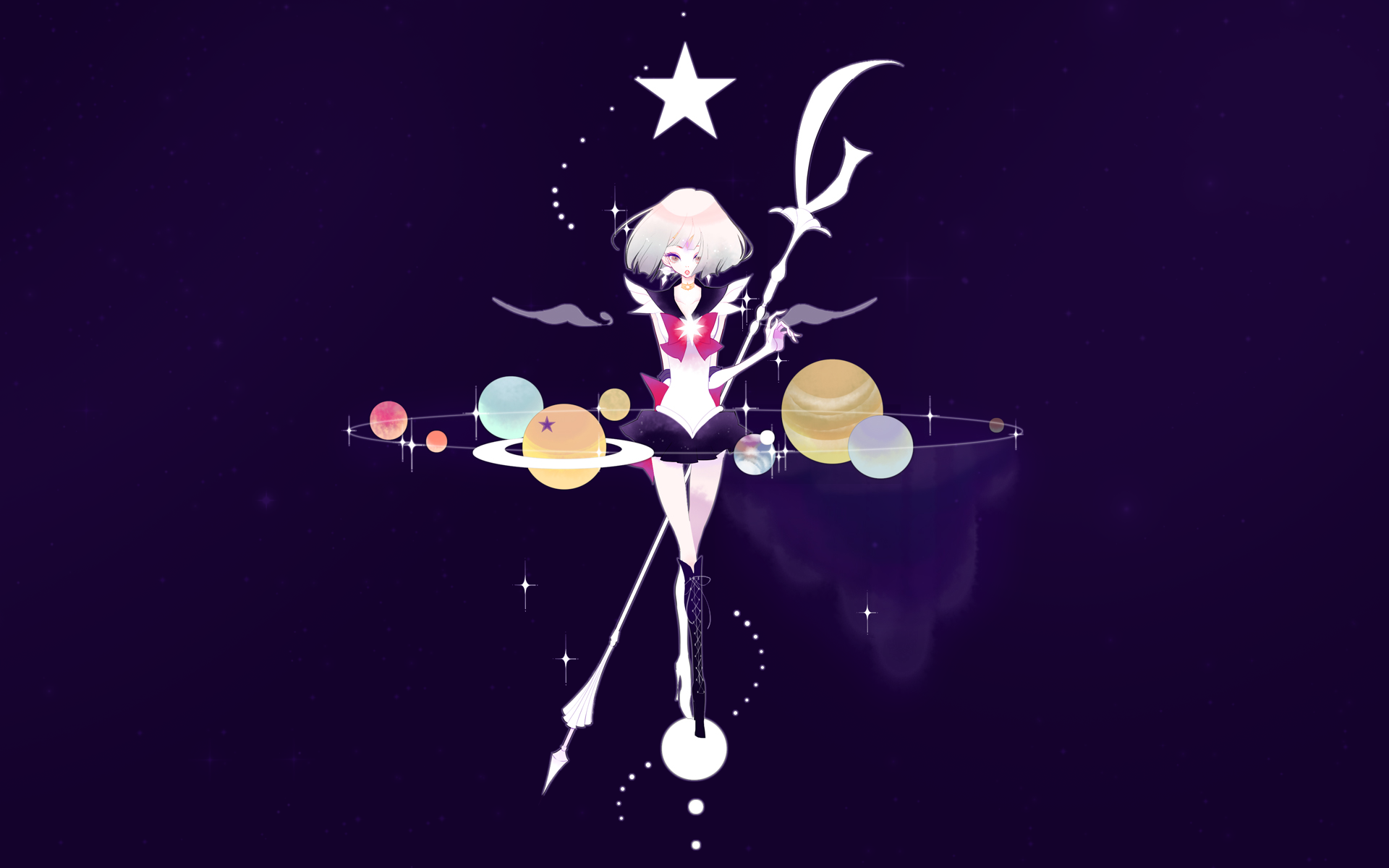 Chibiusa Sailor Uranus Sailor Neptune Sailor Pluto sailor uniforms ...