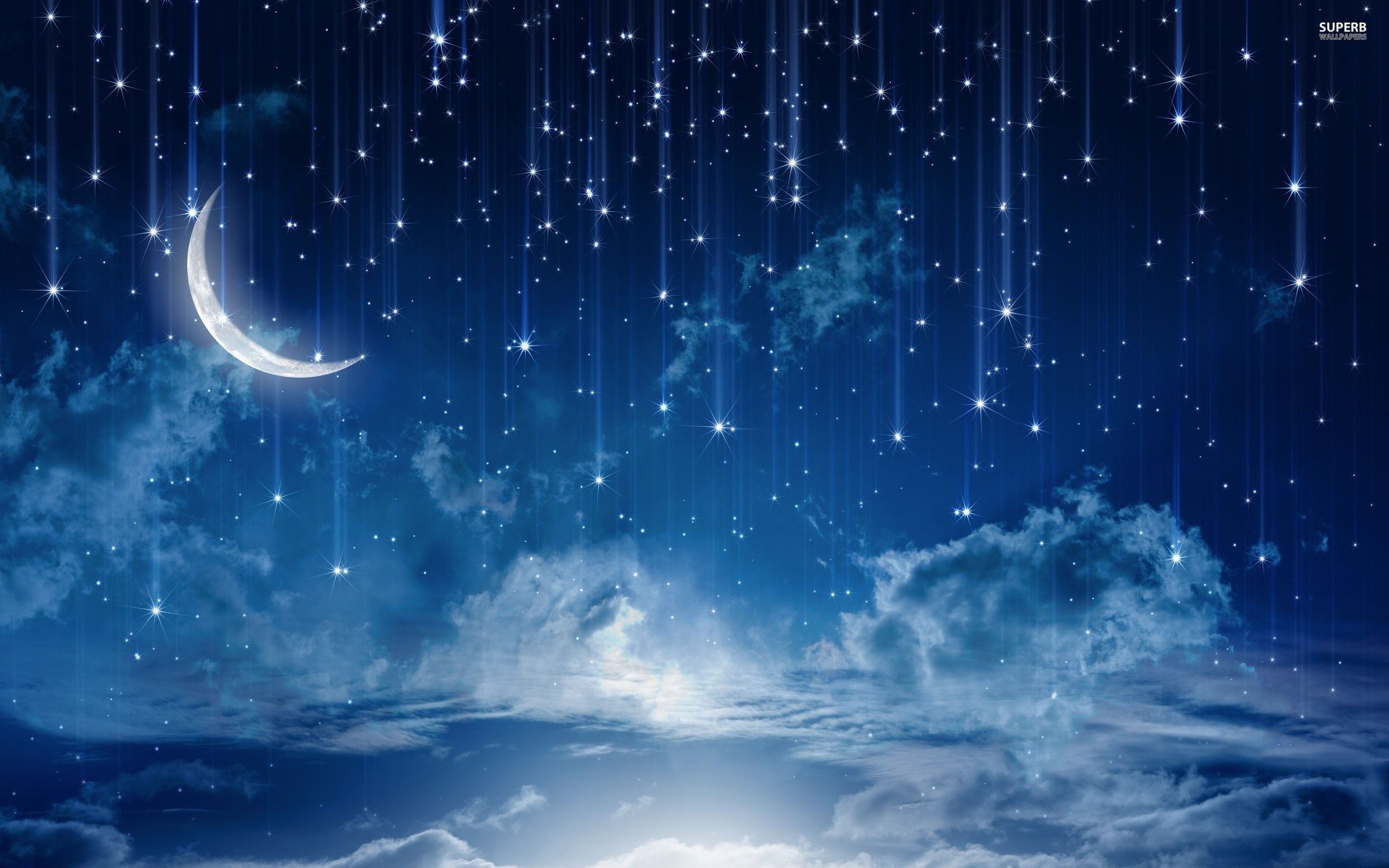 Hd night sky wallpaper