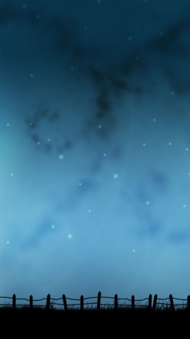Blue night sky iPhone 5s Wallpaper Download | iPhone Wallpapers ...
