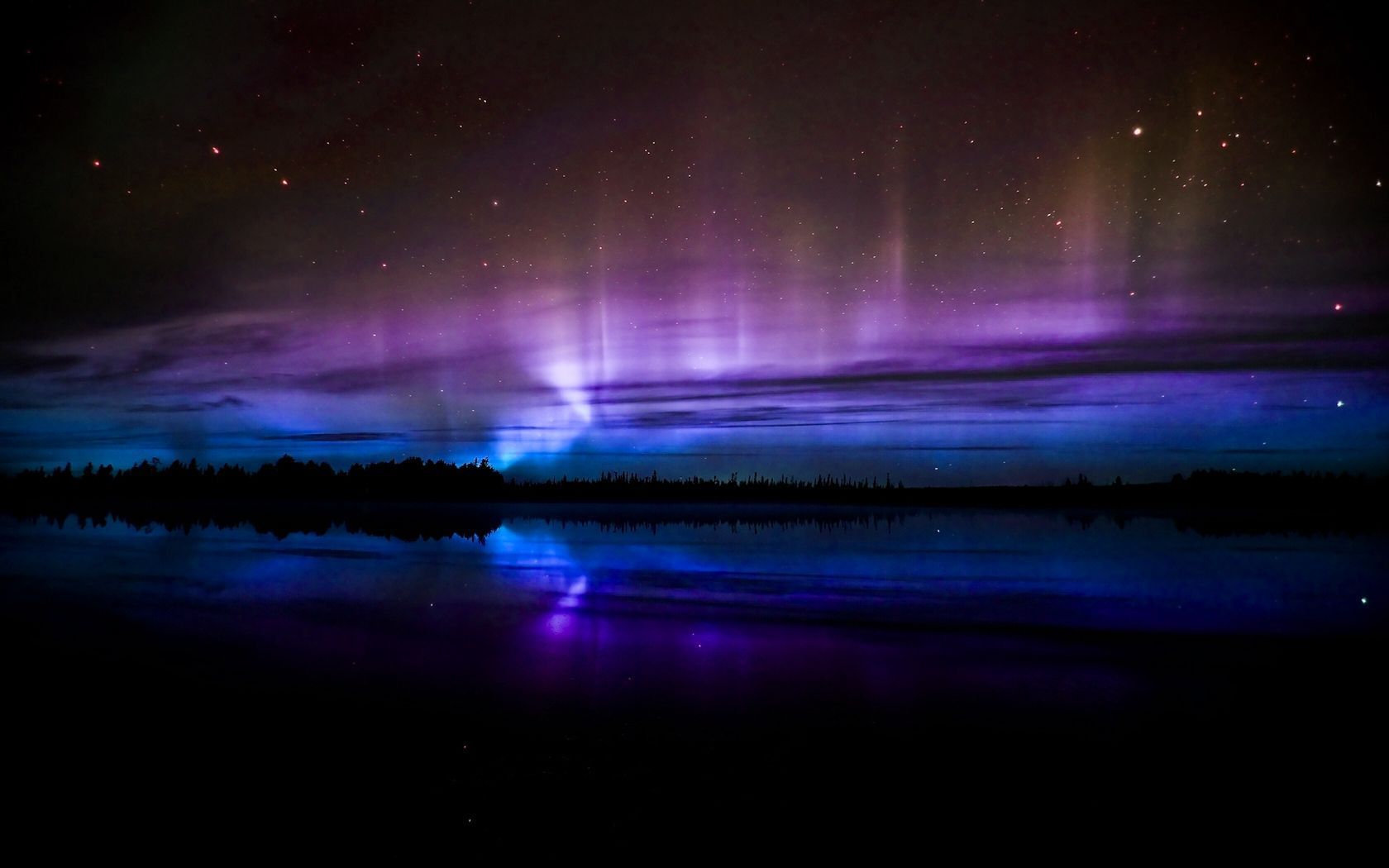 Purple and neon blue night skyscapes wallpaper | 1680x1050 | 7452 ...