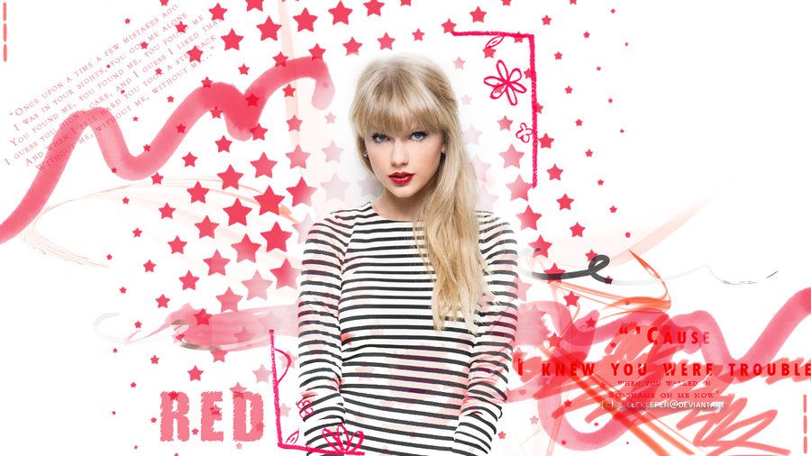 Deviantart More Like Red Taylor Swift Wallpaper By Smilekeeper