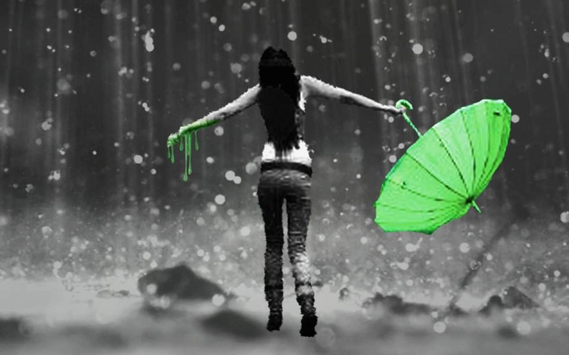Girl In Rain HD Wallpaper, Girl In Rain Pictures | Cool Wallpapers