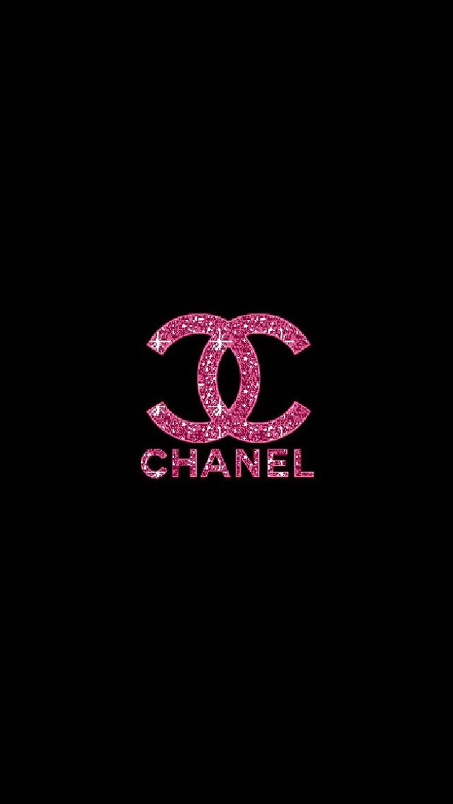 Pink Glitter Sparkly Chanel iPhone 5 Wallpaper | Color - Glitter ...