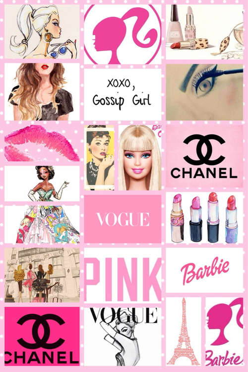 Girly Stuff Wallpaper!! *** | We Heart It | barbie, chanel, and ...
