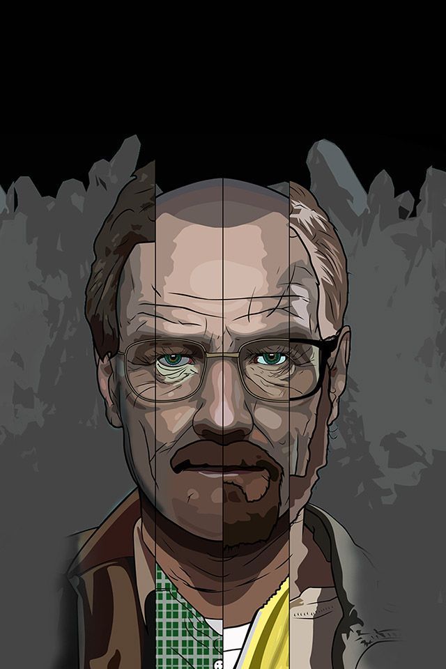 walter-white-evolution | download iPhone iPad wallpaper at ...