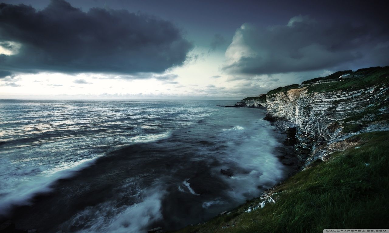 Coast, Stormy Weather HD desktop wallpaper High Definition