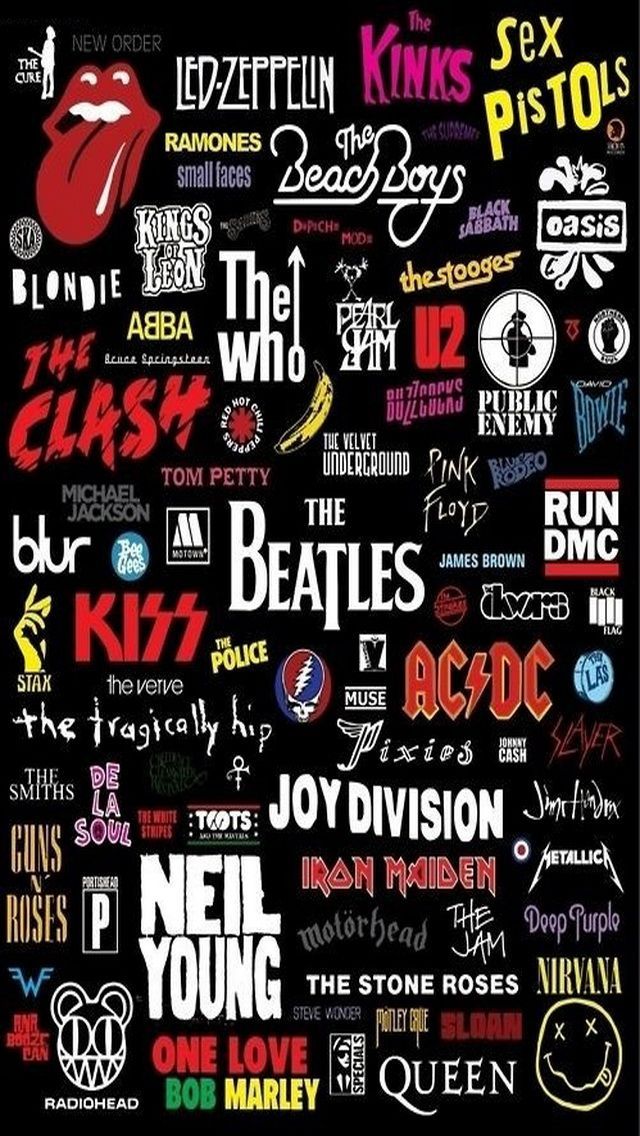 Download Rock & Roll Bands 640 x 1136 Wallpapers - iphone hd ...