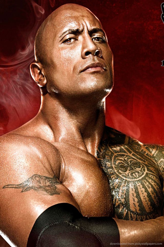 Download The Rock 2K14 Wallpaper For iPhone 4