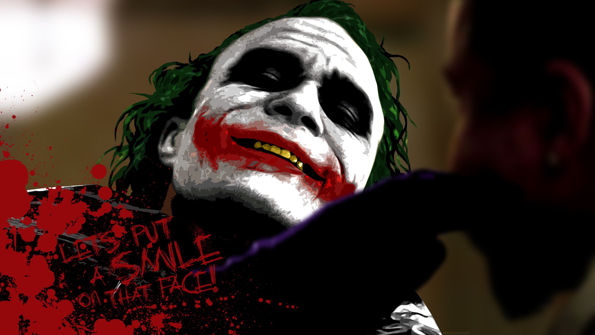 Joker Mask Heath Ledger 8K Wallpaper #4.2214