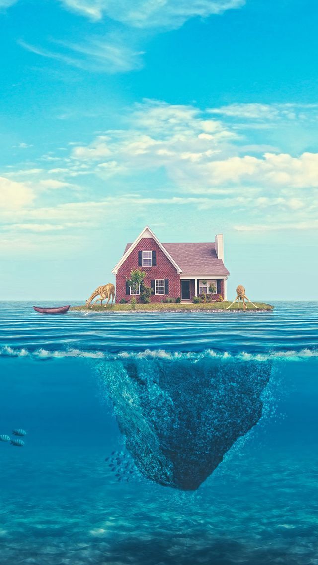 House on the ocean iPhone 5s Wallpaper Download | iPhone ...
