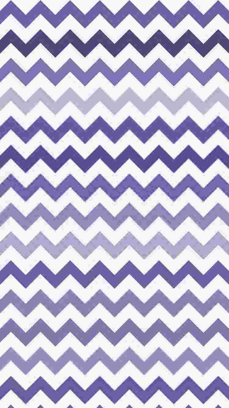 Cool Ombre Purple Chevron iPhone 6 Wallpaper - Girly Zigzag ...