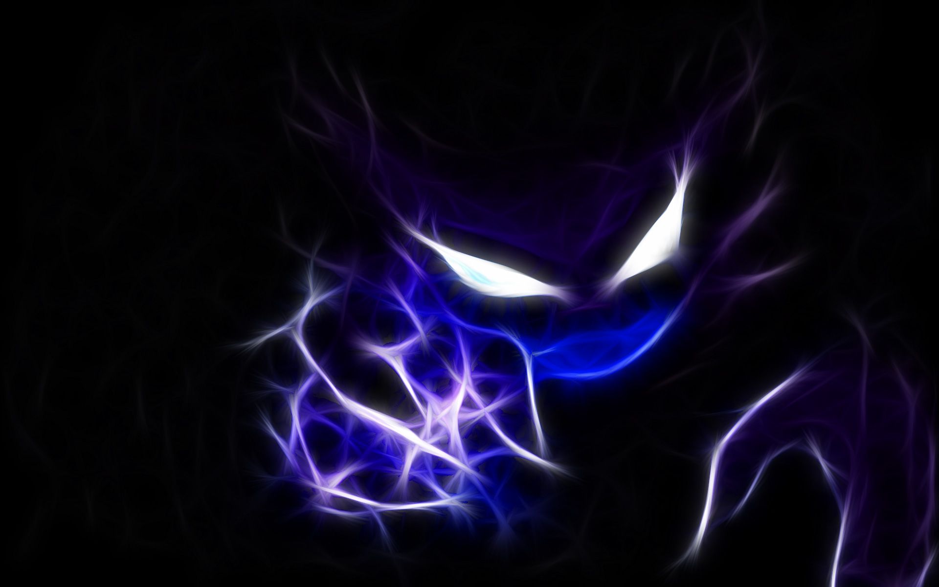 Gengar Dark, anime, manga, pokemon, purple, HD phone wallpaper