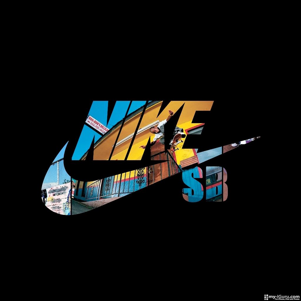 Nike Shoe SB iPad Wallpaper 1024 x 1024 - Logos / Brands Backgrounds