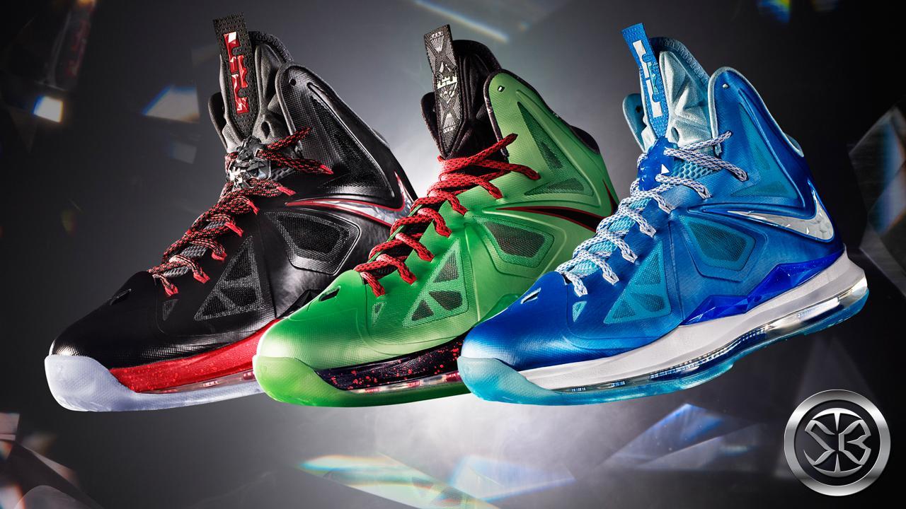 Lebron X Nike Basketball Shoe Collection Wallpaper Streetball | HD ...