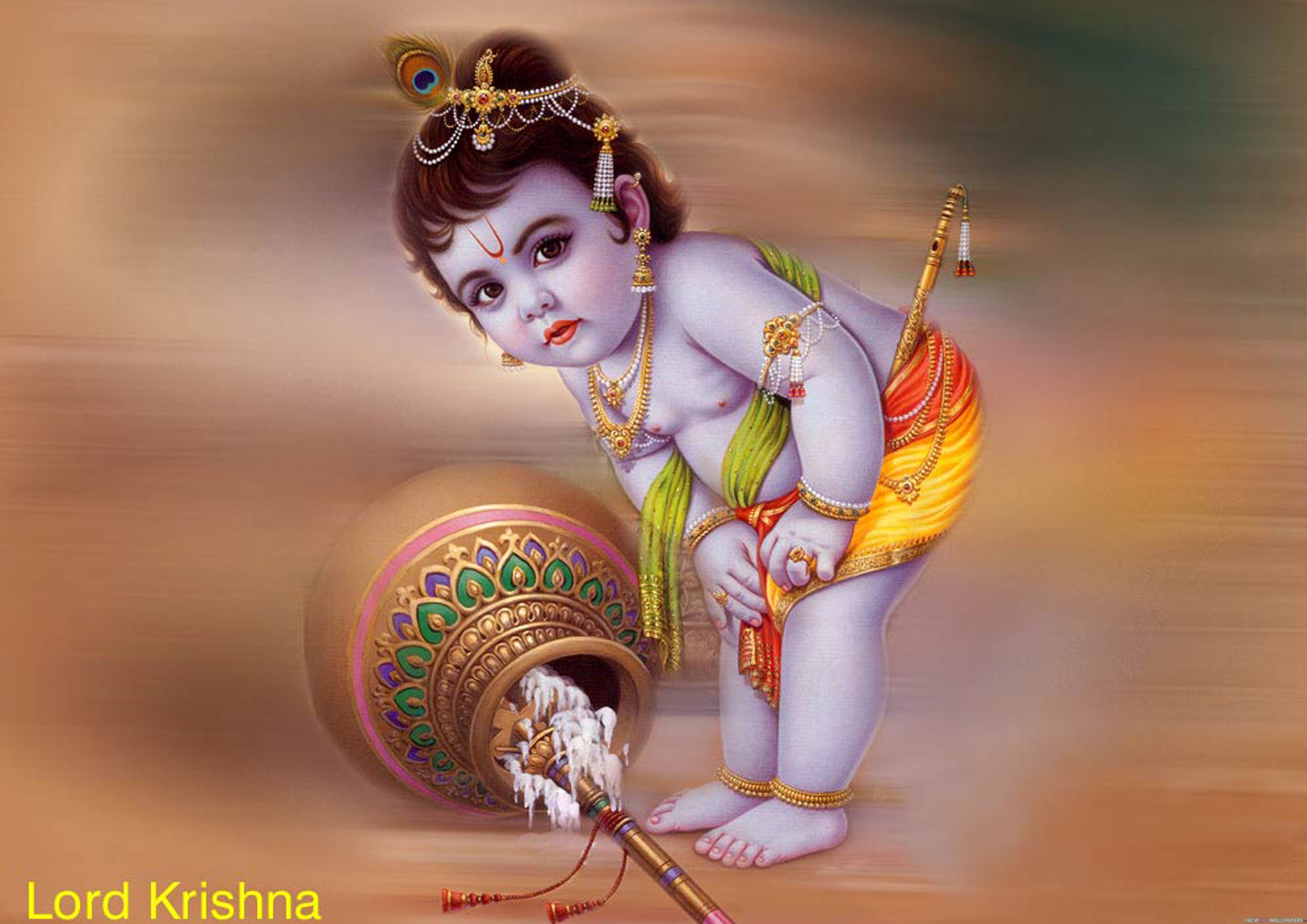 Lord Krishna HD Wallpapers, Cute Bal Krishna Images Free