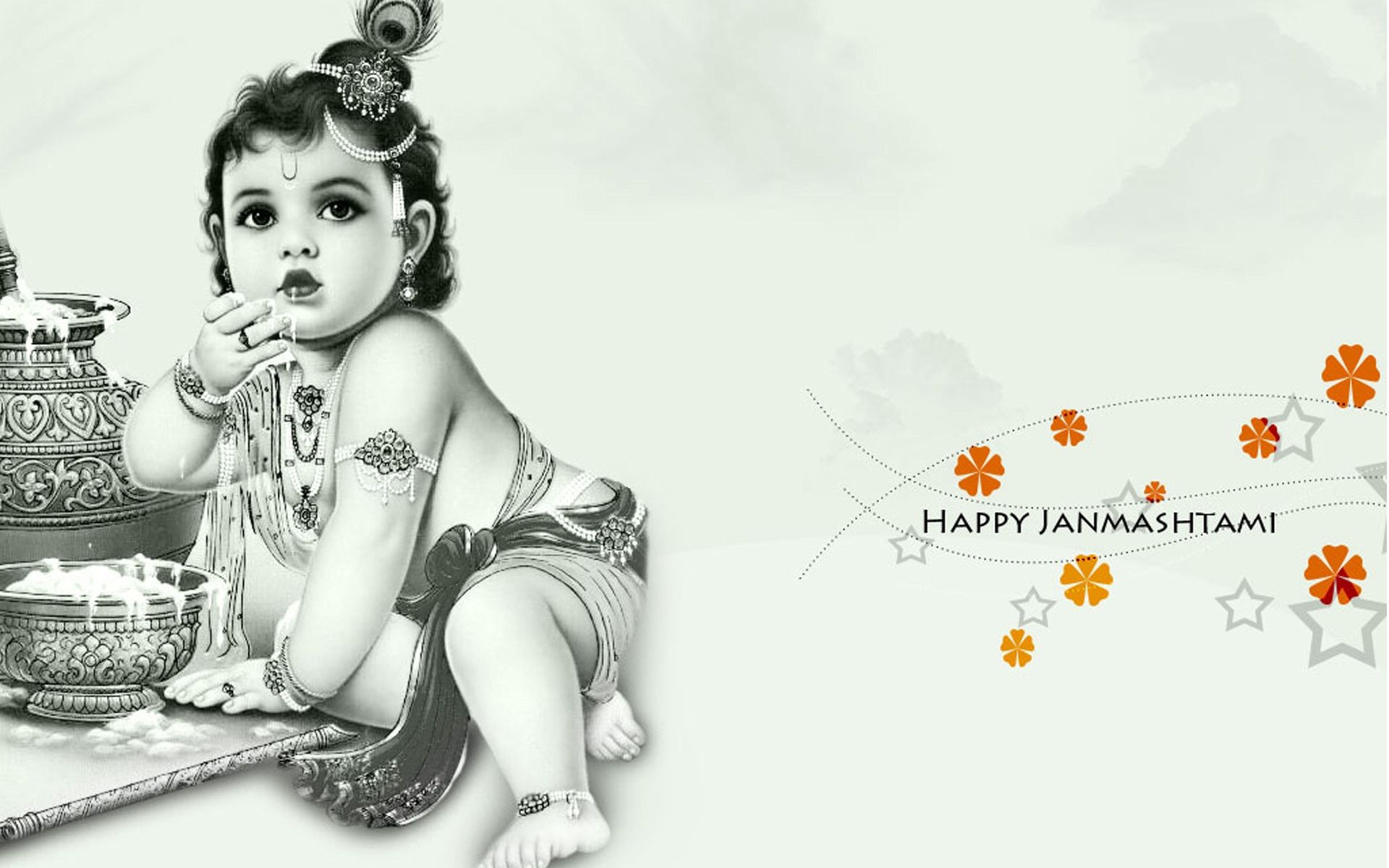 Happy Janmashtami bal Krishna makhan chor | HD Wallpapers Rocks