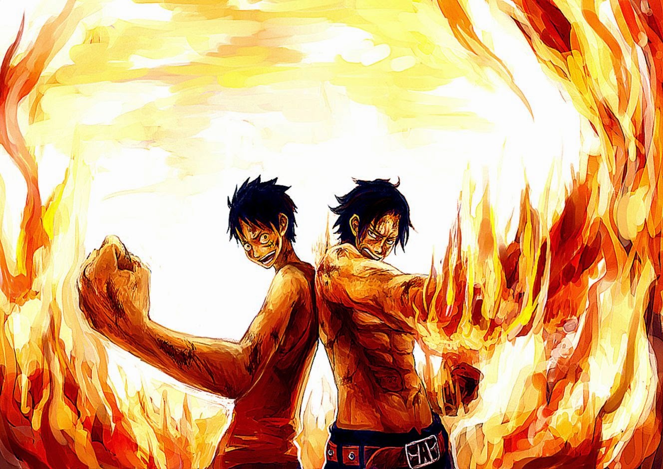 Ace And Luffy Hd Wallpaper | Photo Wallpapers