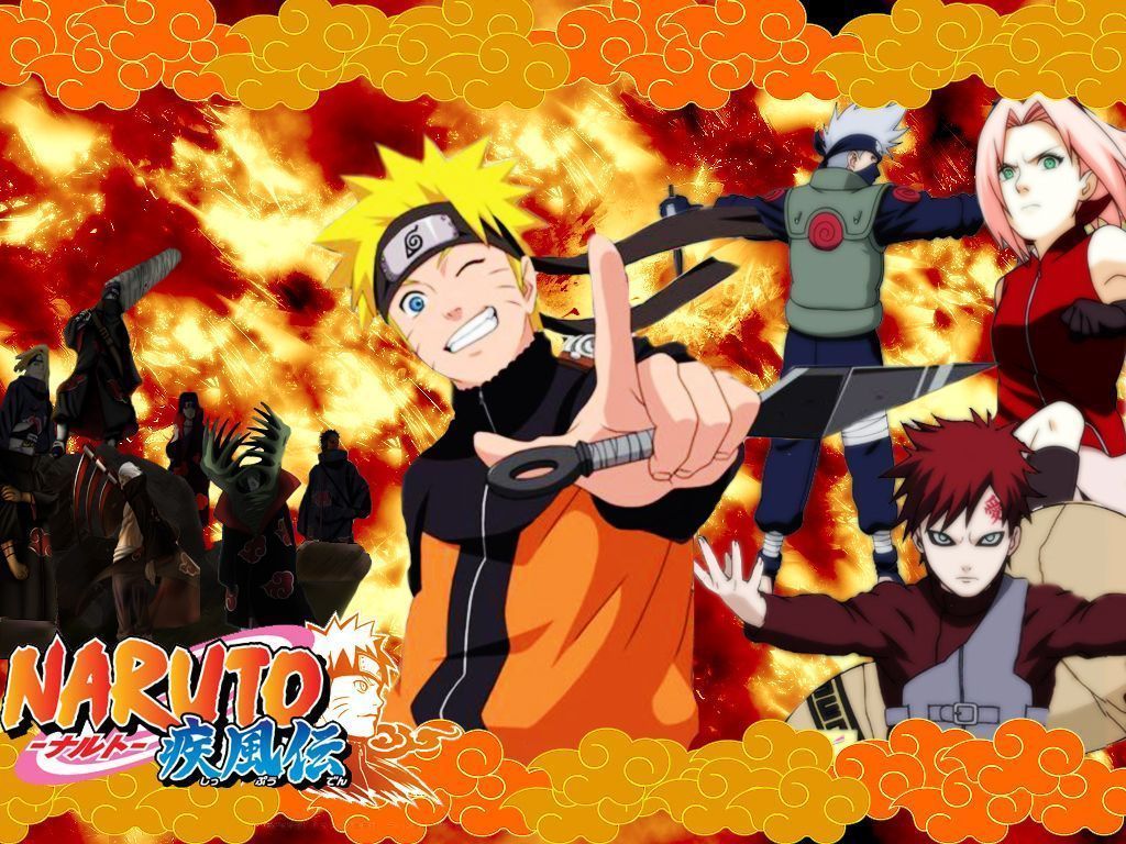 Naruto Shippuden Background Image for FB Cover - Cartoons Backgrounds