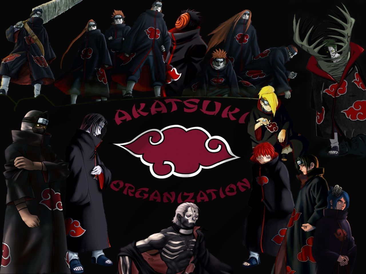 Naruto Shippuden Akatsuki Background Images Wallpaper, Size ...