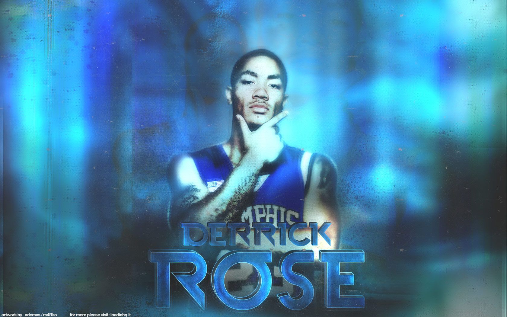 Derrick Rose Memphis Tigers Widescreen Wallpaper | Basketball ...