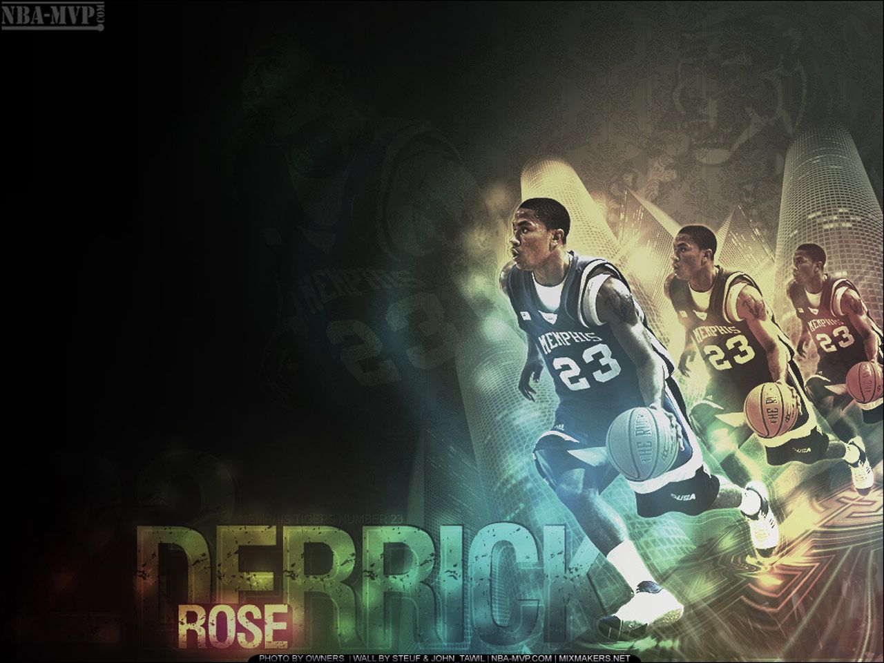 Derrick Rose Memphis Tigers Wallpaper | Basketball Wallpapers at ...