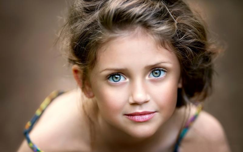 Cute little girl, portrait, face, eyes wallpaper,Cute HD wallpaper ...