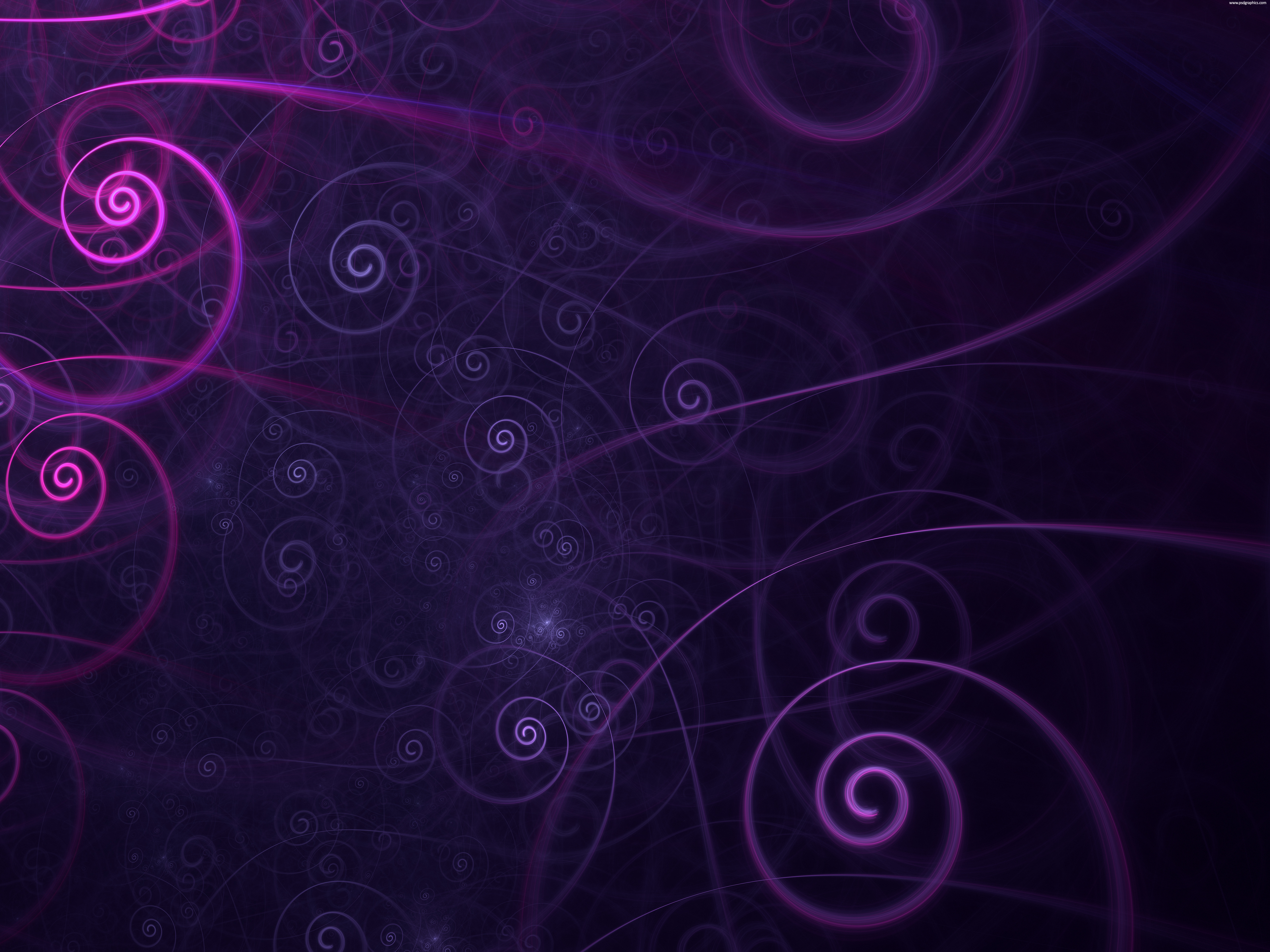 Purple spirals background | PSDGraphics