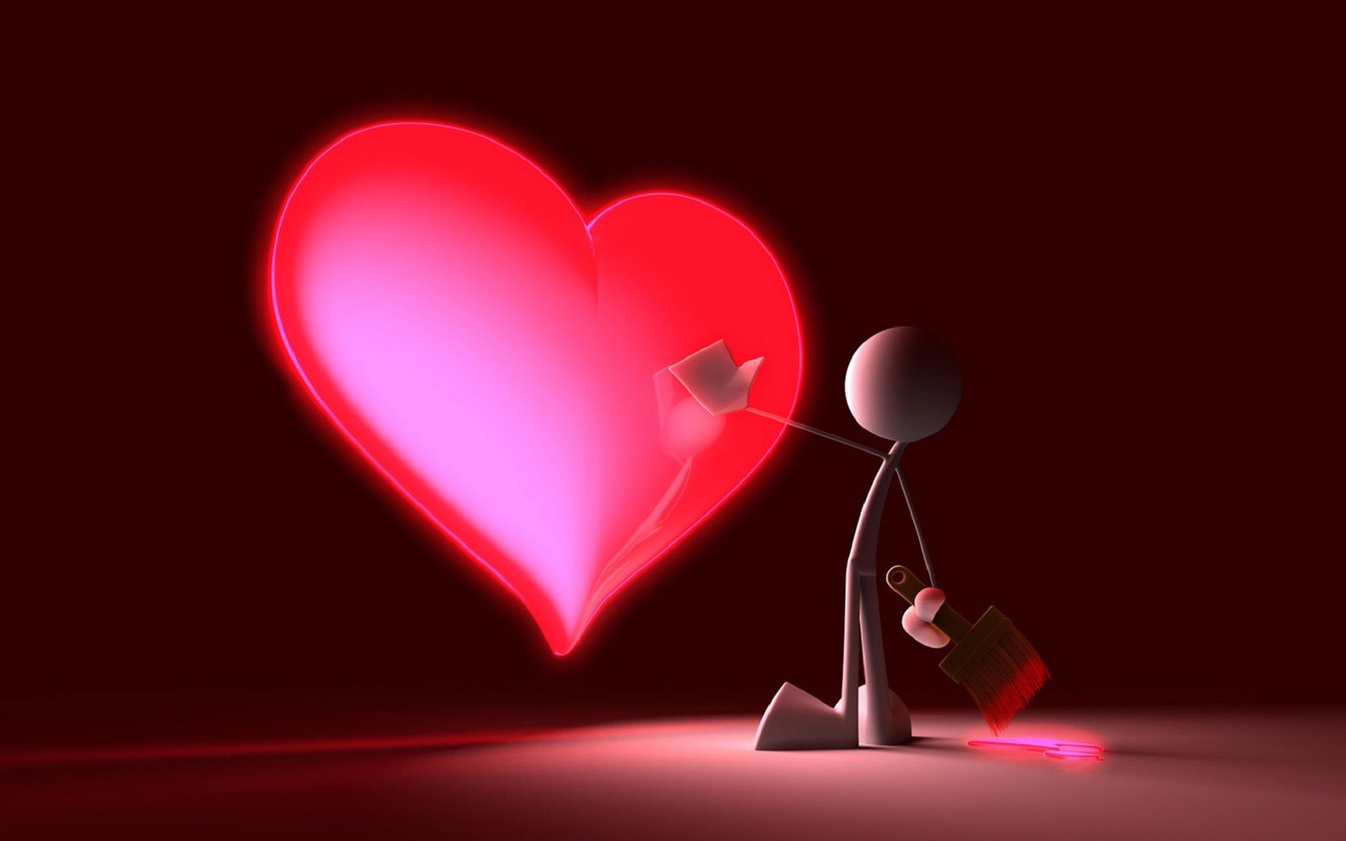 3d Love Wallpapers For Desktop Group 83