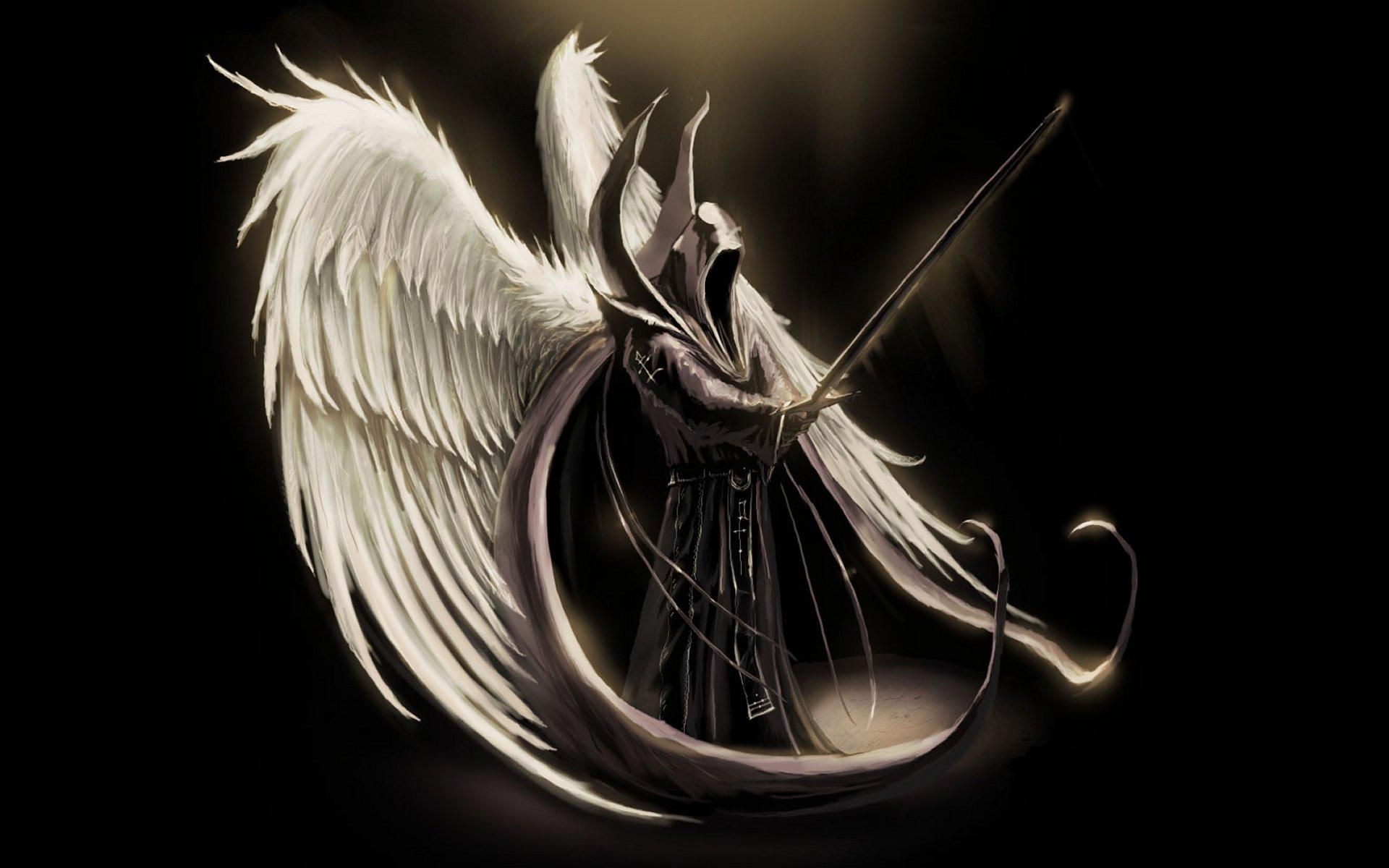 Gallery for - black angel wallpapers