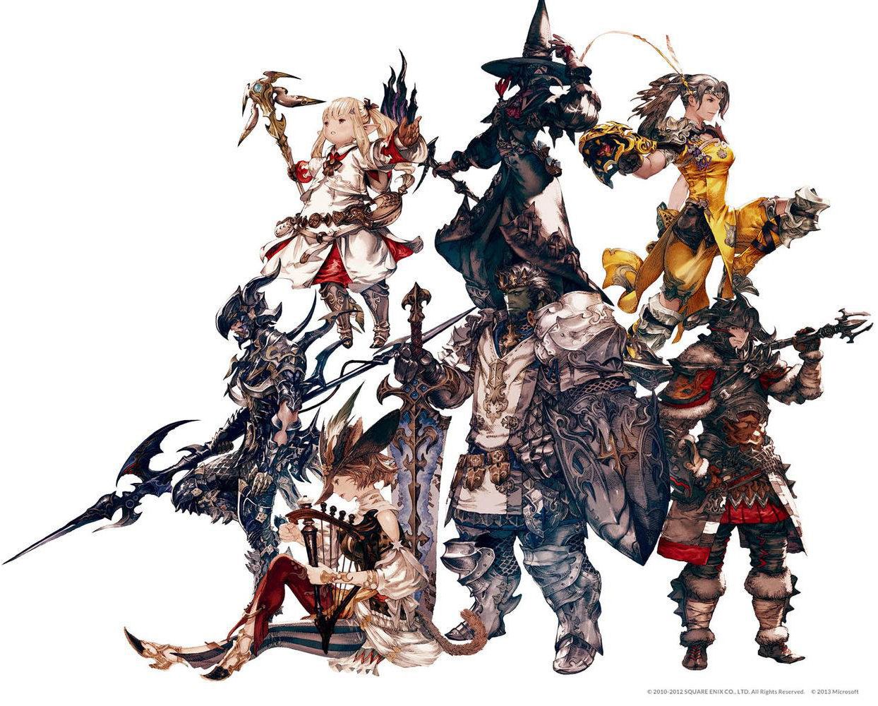 New Final Fantasy XIV Jobs Artwork - Final Fantasy FXN Network