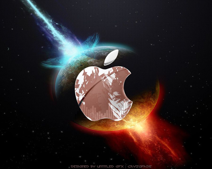 DeviantArt: More Like Apple Desktop Background by King-Fadez