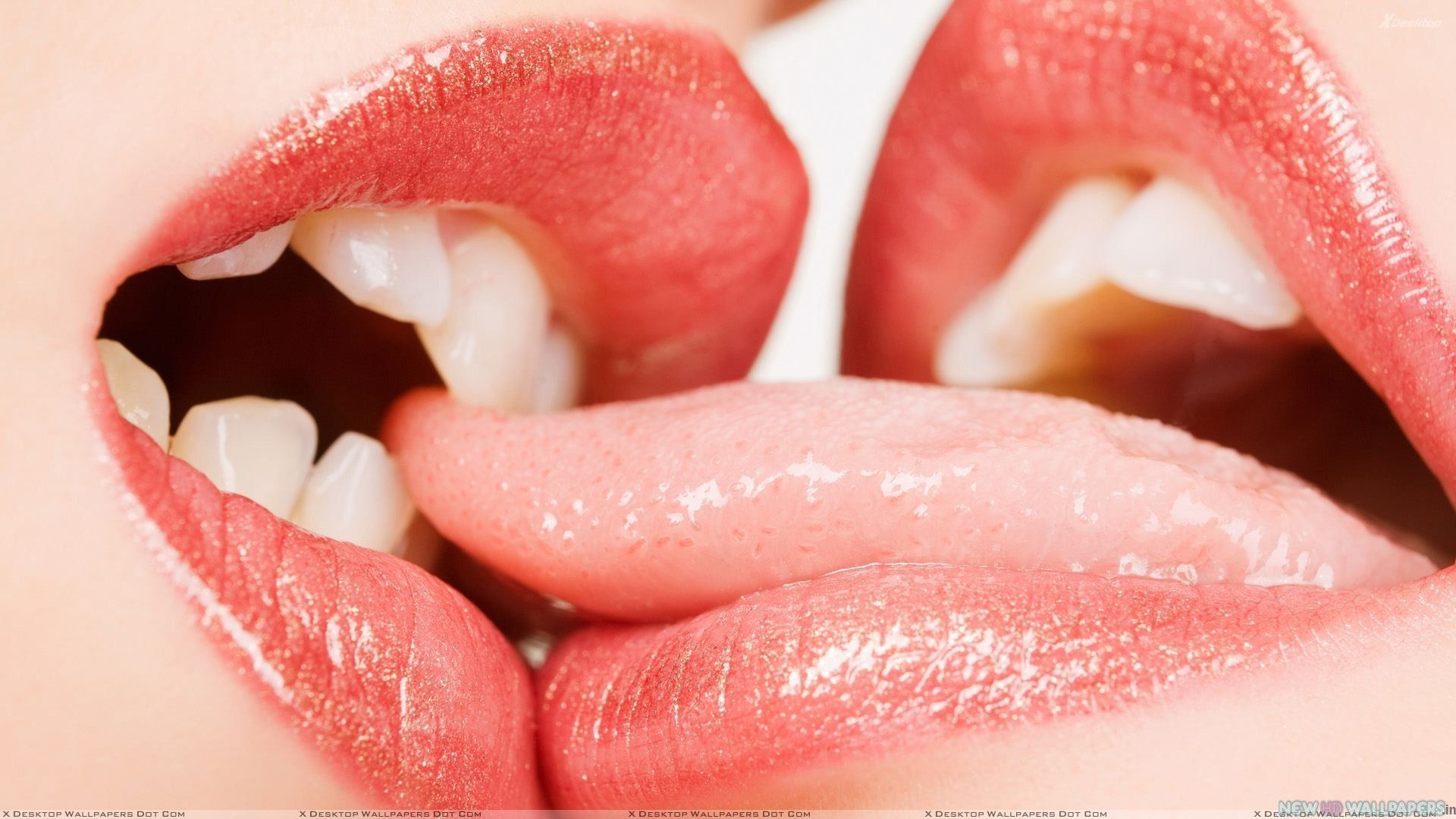 Lip To Lip Kiss HD Wallpaper