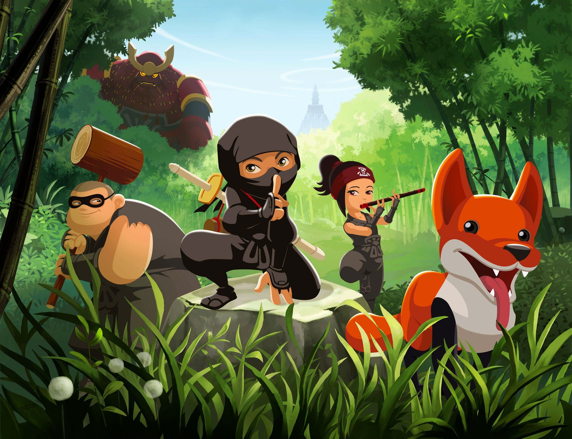 MINI-NINJAS action stealth exploration adventure family ninja ...