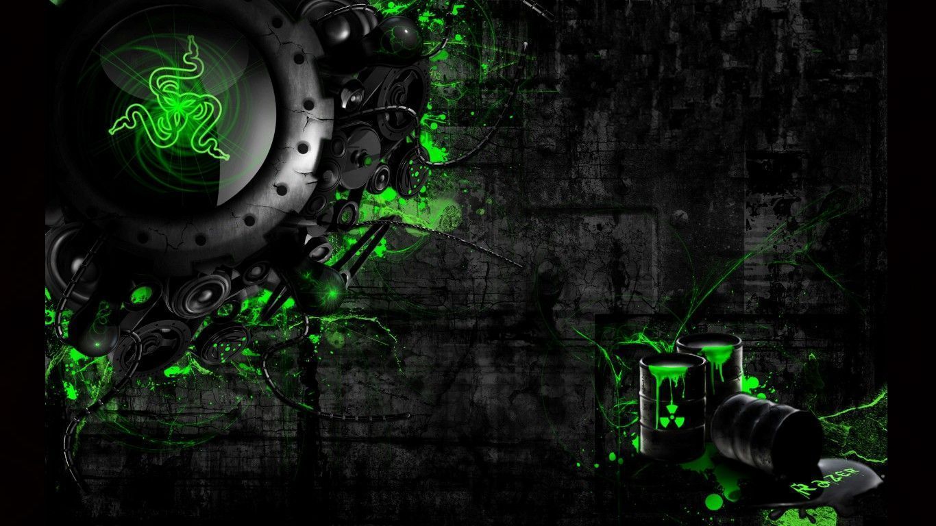 1 Razer Neon Green HD Wallpapers Backgrounds - Wallpaper Abyss