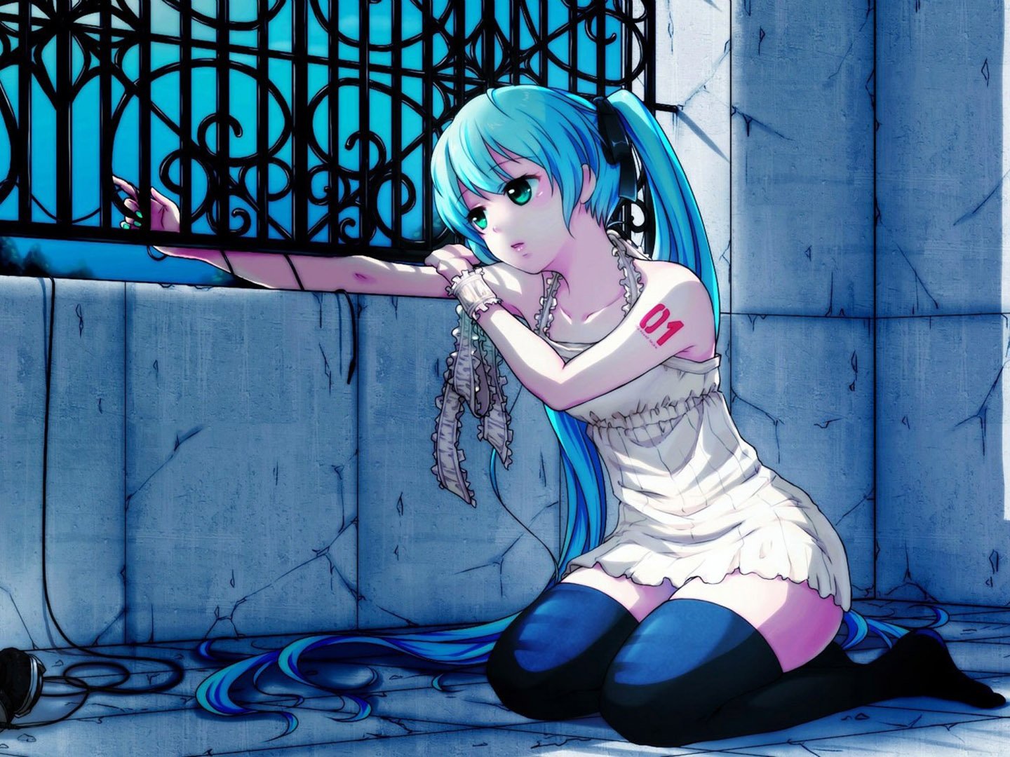 Sad girl anime wallpaper comics desktop background cartoon ...