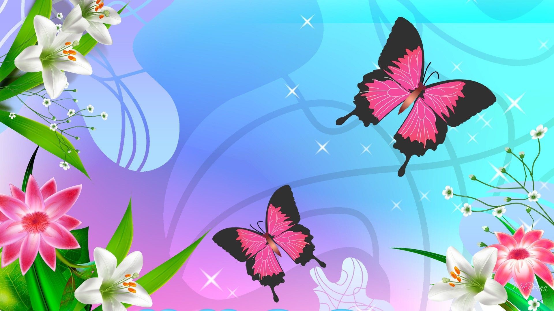 Top Pink Butterfly Desktop Wallpaper Images for Pinterest