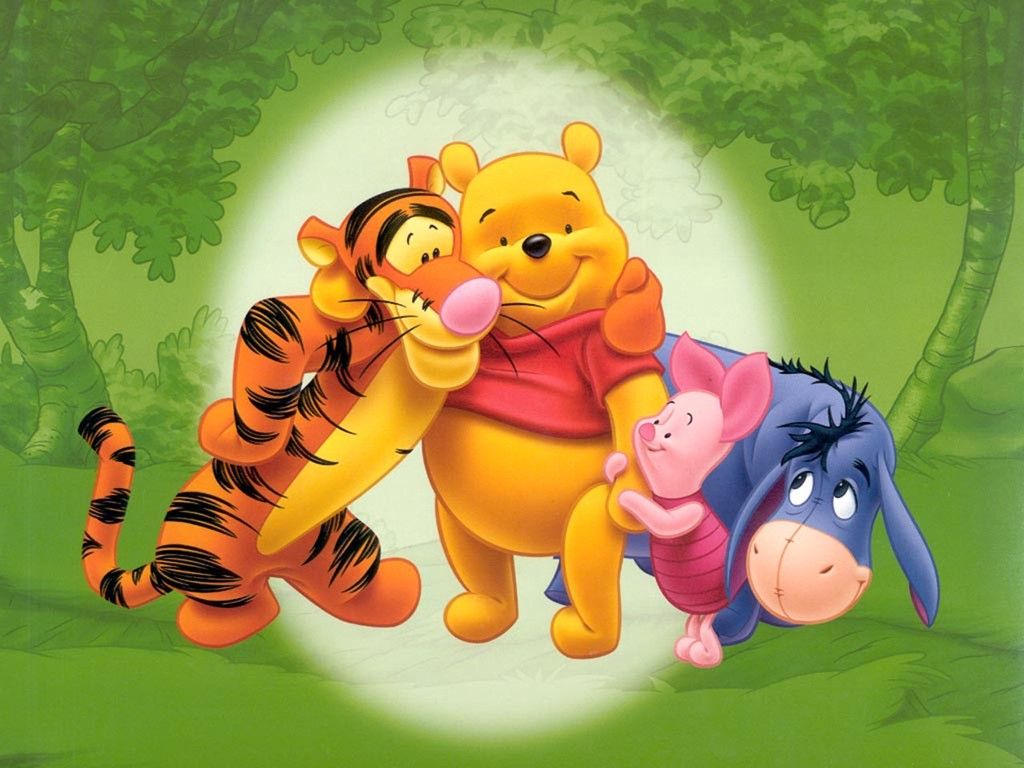 Winnie the Pooh Wallpaper Number 2 (1024 x 768 Pixels)