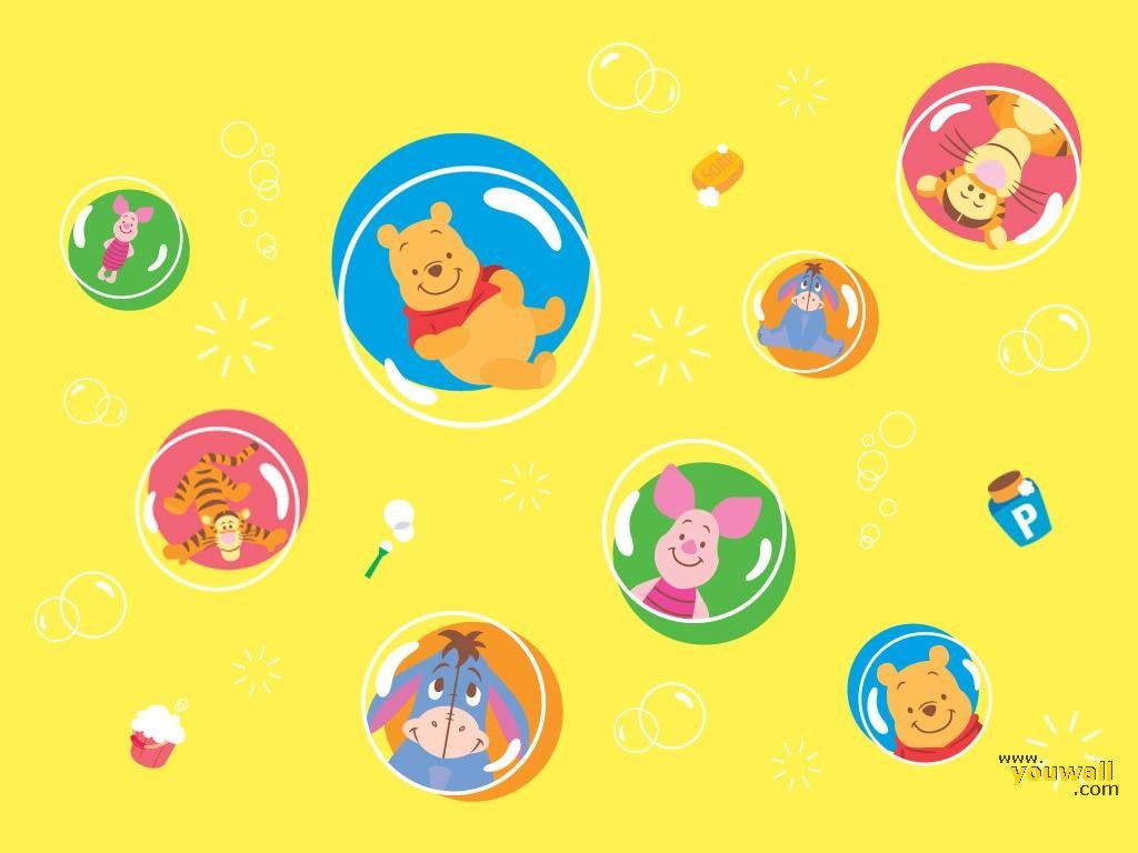 YouWall - Pooh and Friends Wallpaper - wallpaper,wallpapers,free ...