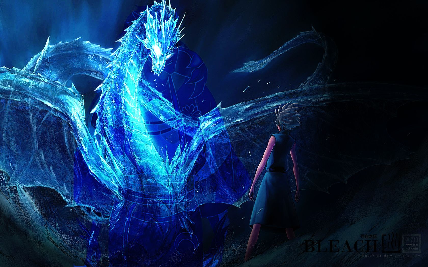 Download Blue Dragon Bleach Wallpaper 1680x1050 Full HD Backgrounds