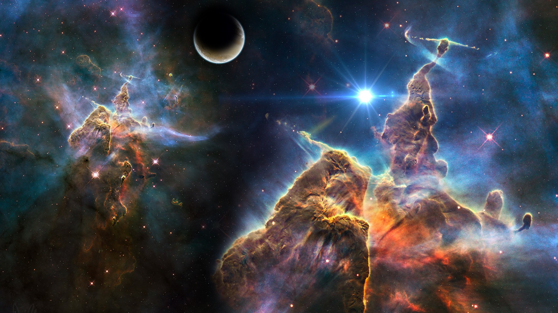 Eagle Nebula Desktop HD Wallpaper 1449 - Amazing Wallpaperz