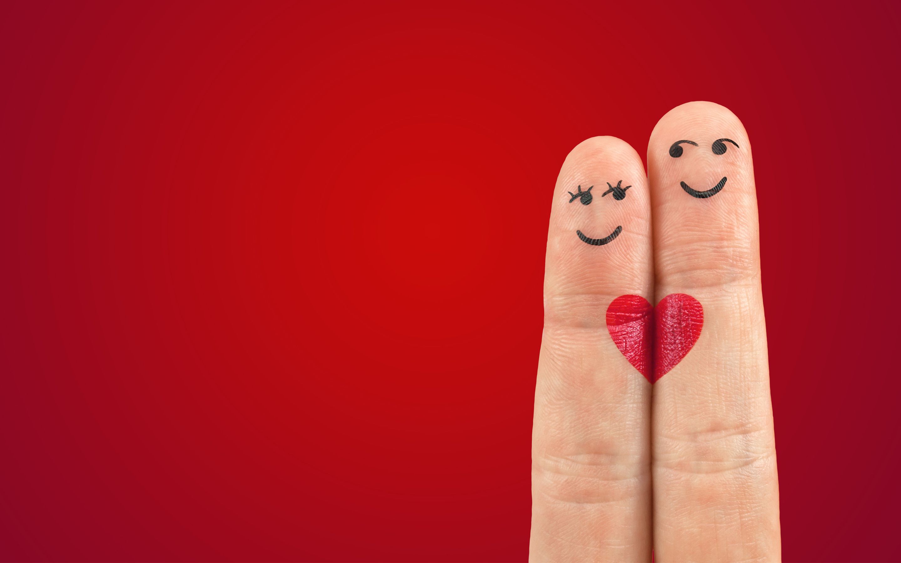 Love Pair Heart Fingers Wallpapers | HD Wallpapers