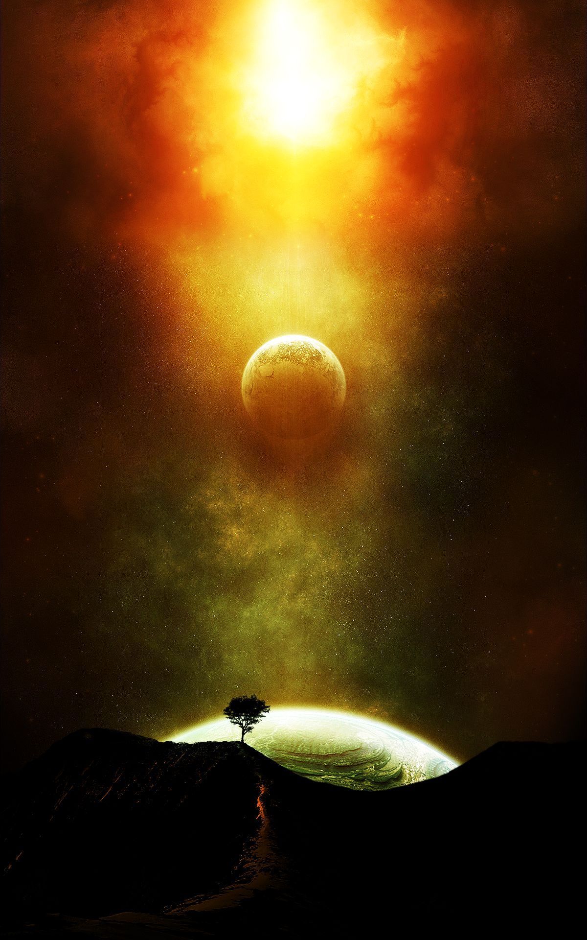 Vertical HD Wallpaper Space Planets - Pics about space