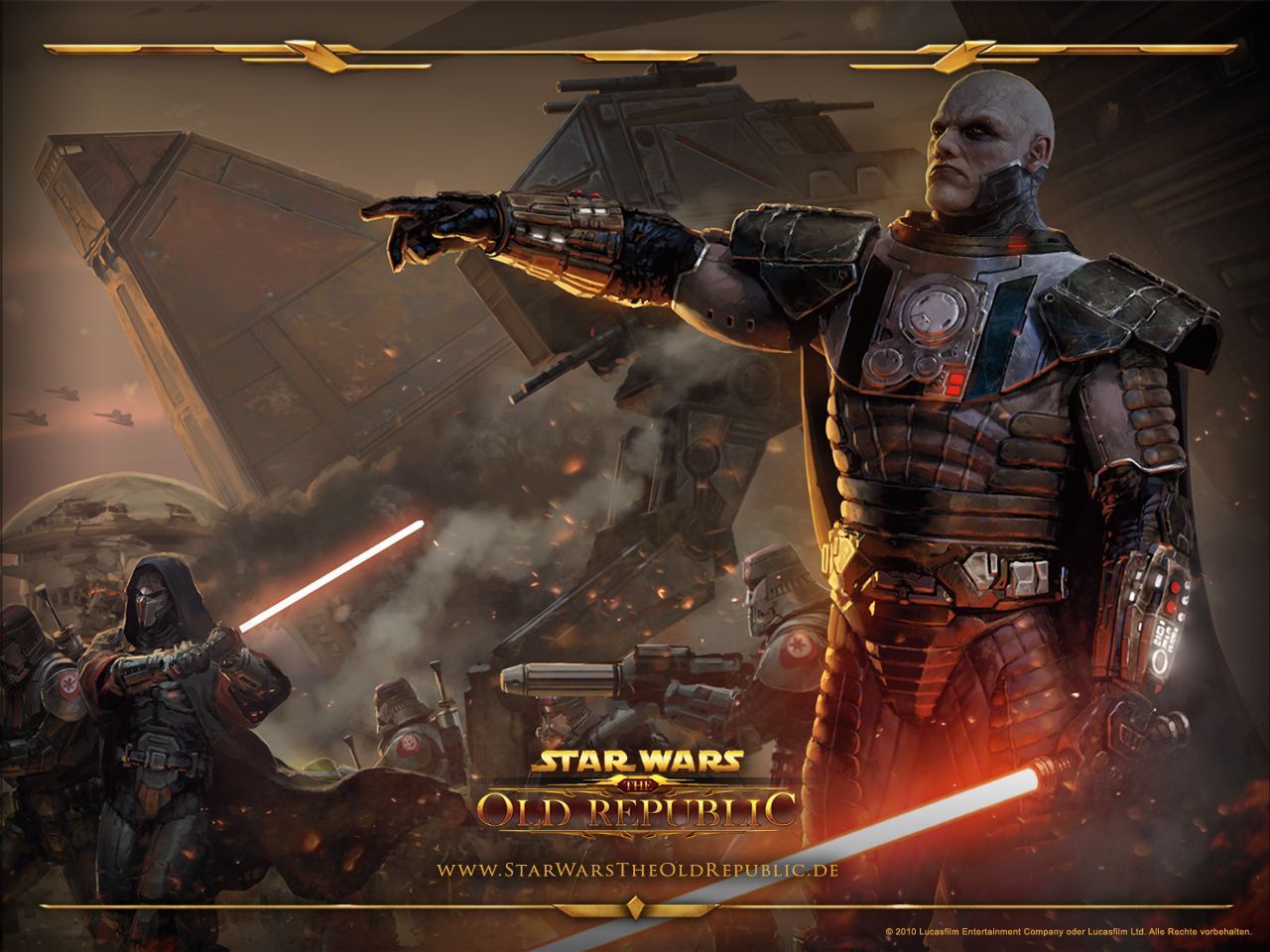 STAR WARS The Old Republic - Malgus set Wrong Colors