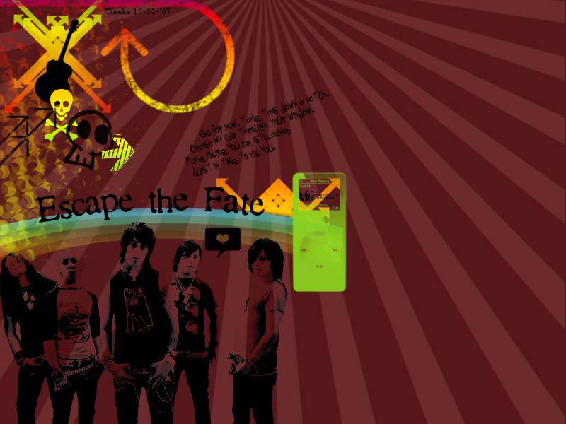 Escape the Fate wallpaper by Tineke02 on DeviantArt