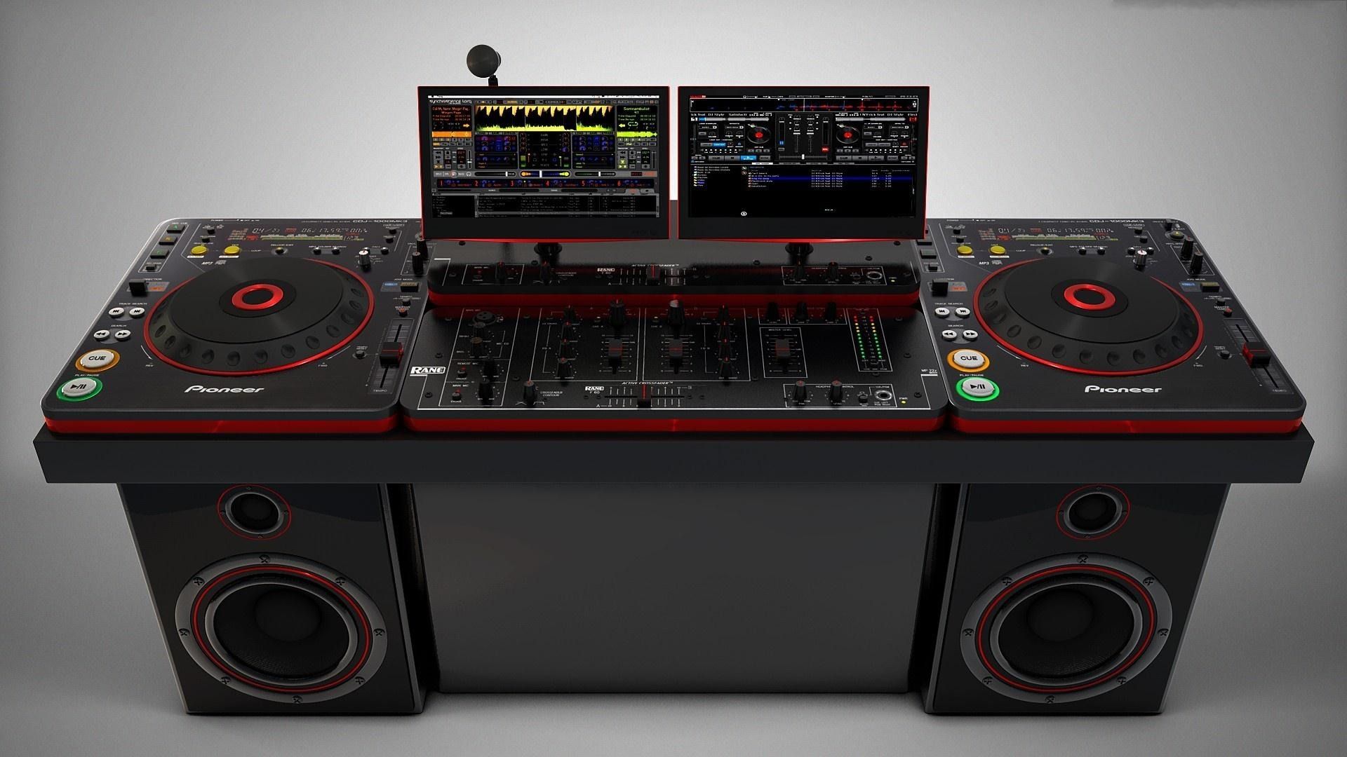 DJ mixing system, speaker, monitor, vinyl, pioneer, music ...