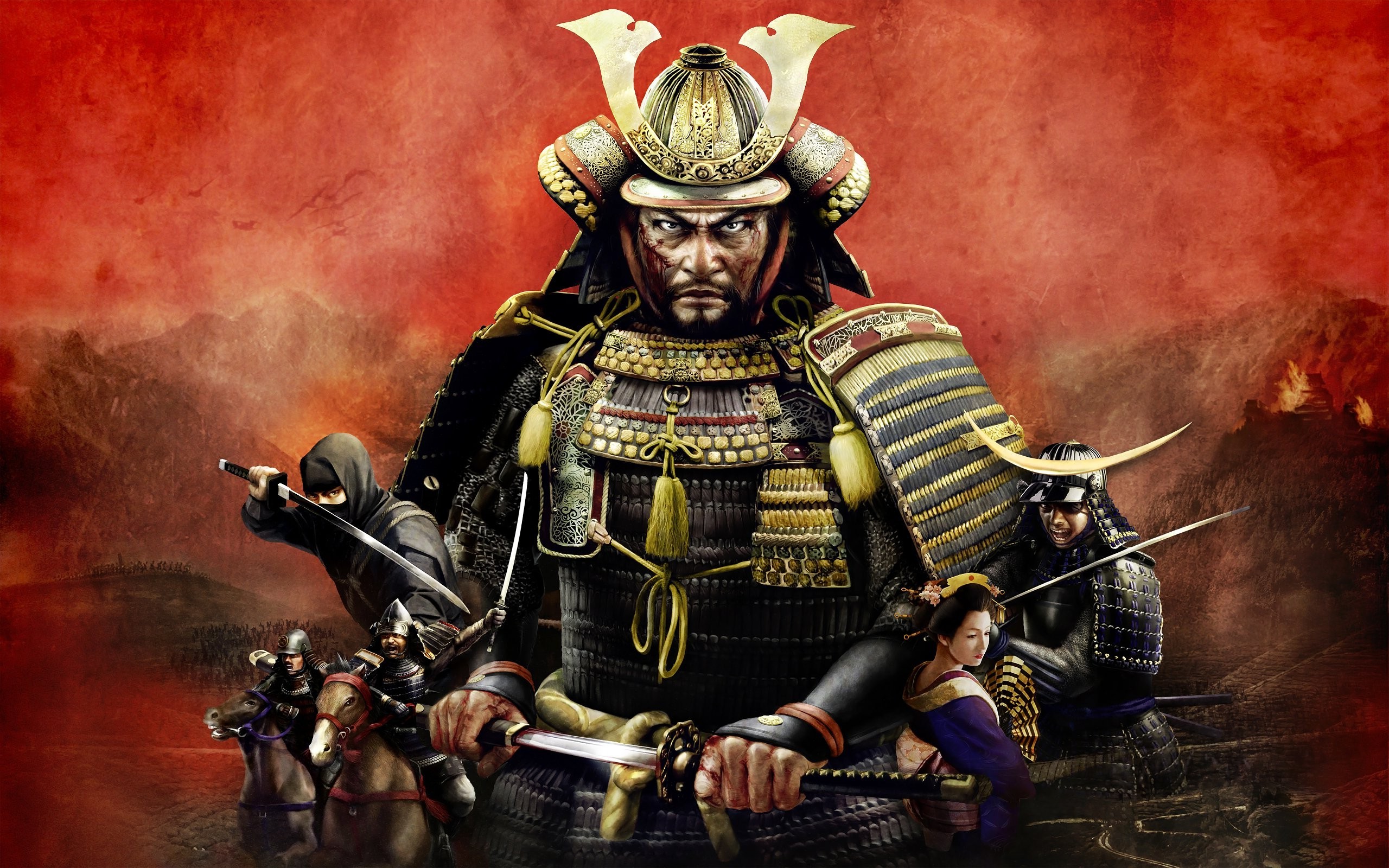 Total War Shogun 2, Samurai, Warrior, Video Games, Katana