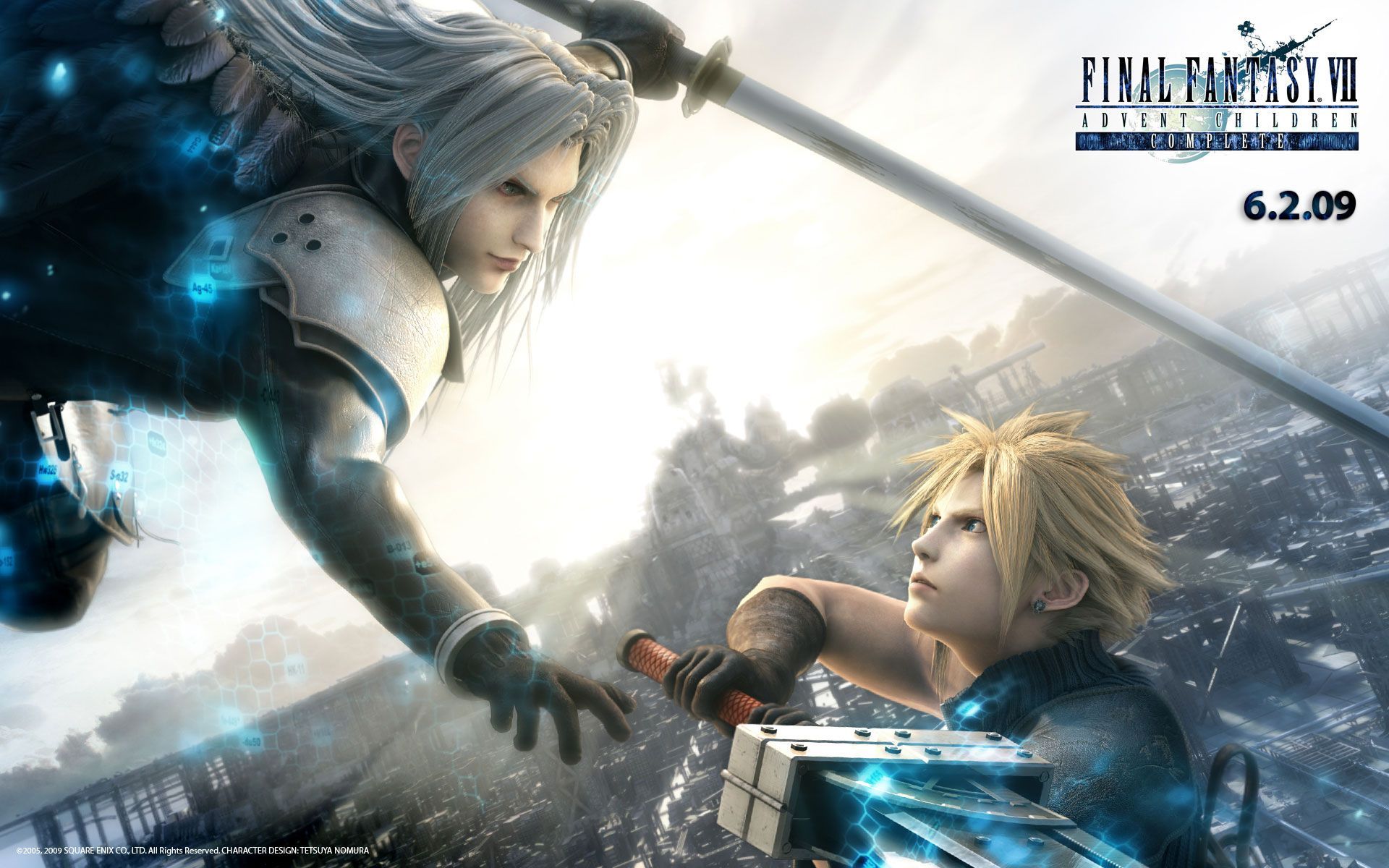 Download Final Fantasy Vii Anime Cloud Strife Sephiroth Wallpaper ...