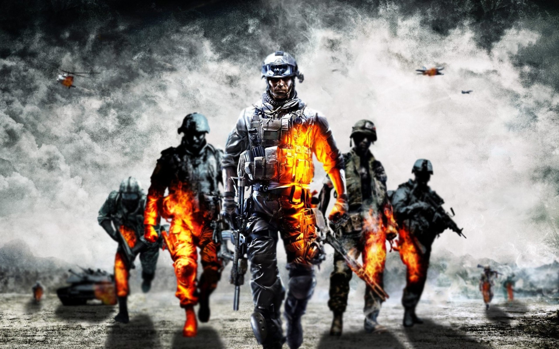 Battlefield Game Soldiers Wallpaper HD Free Download