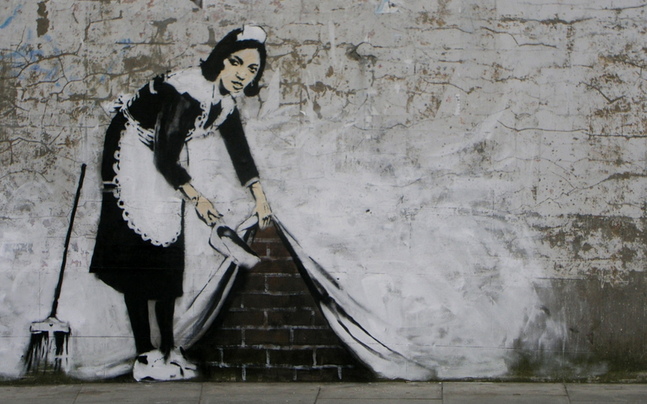 Banksy graffiti street art wallpaper - (#184281) - High Quality ...
